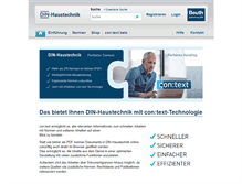 Tablet Screenshot of din-haustechnik.de